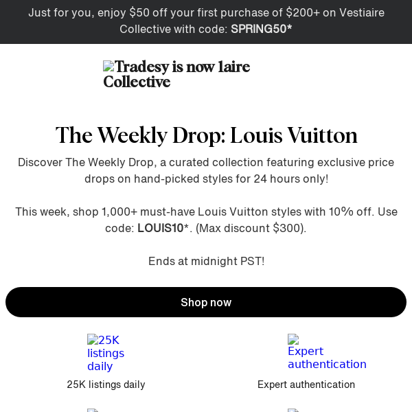 The Weekly Drop: Louis Vuitton - Tradesy