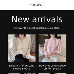 FOFOPOP New Arrivals