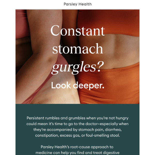 What stomach gurgles say about your health - Parsley Health