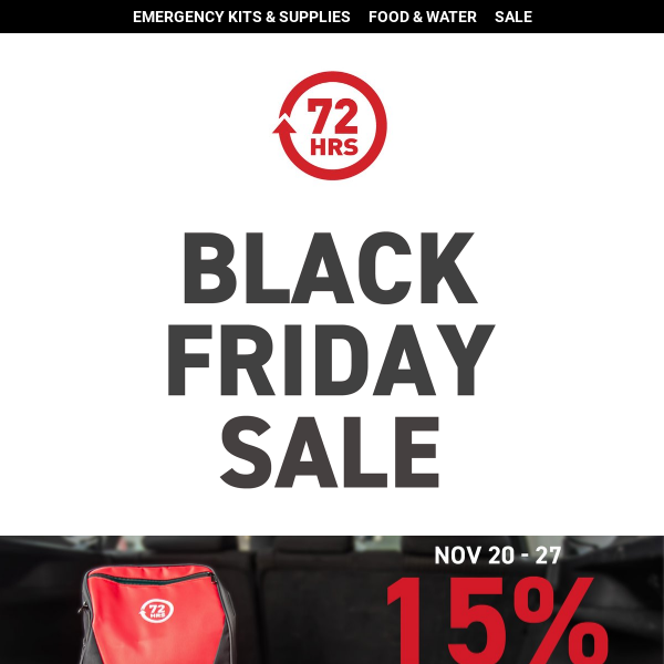 Exclusive Alert: Black Friday Deals Start Early at 72hours.ca!