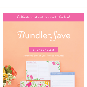 Best-seller bundles?! Yes, please!