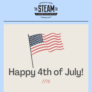 HAPPY 4th of JULY!