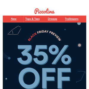 35% off Sitewide!