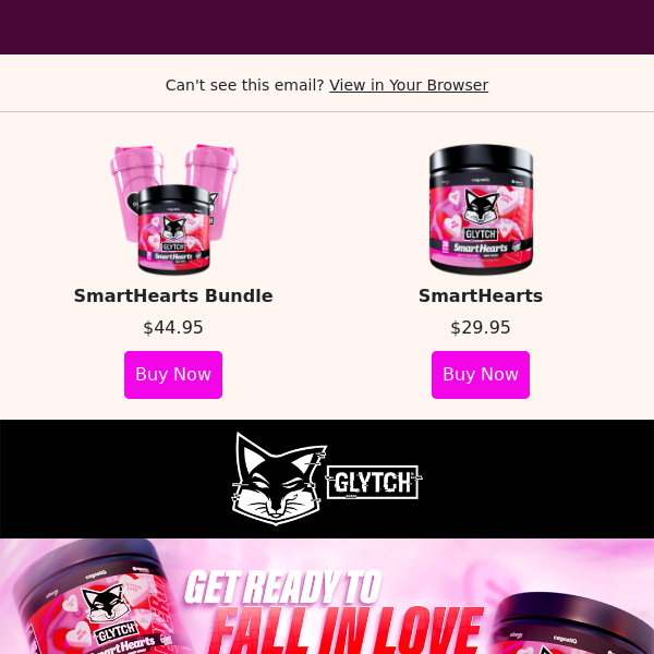 Fall in Love with GLYTCH's Limited Edition SmartHearts: The Perfect Valentine's Gift!