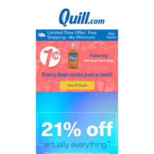 [10/24/22] Your 21% Off Coupon Is Here Plus Penny Deals