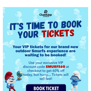 Smurfs Experience: On Sale Now!