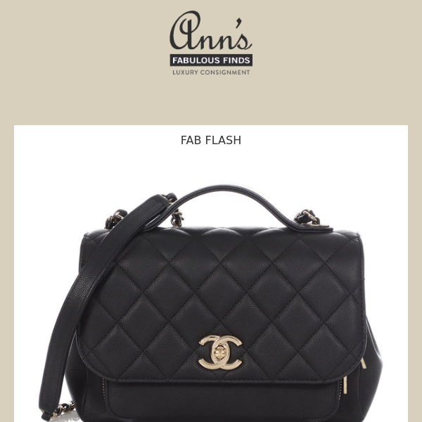 Chanel Jumbo Black Chevron-Quilted Lambskin Classic Double Flap by Ann's Fabulous Finds