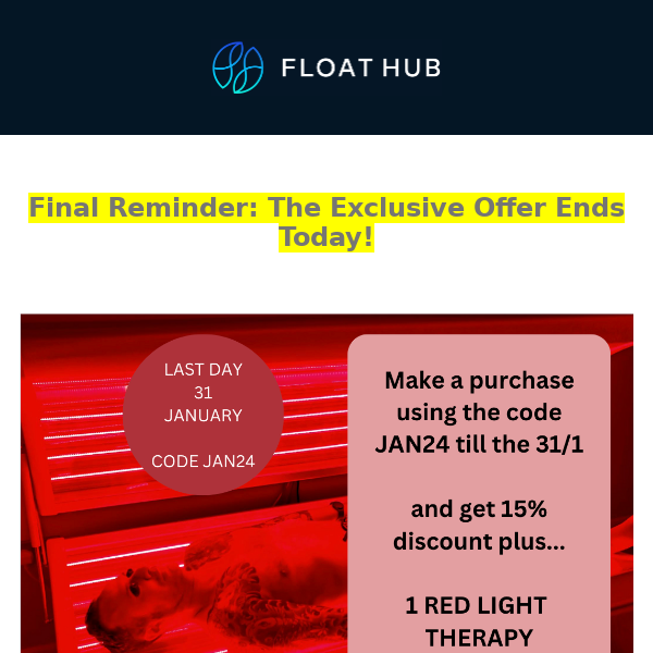 Final Reminder: Exclusive Offer Ends TODAY!