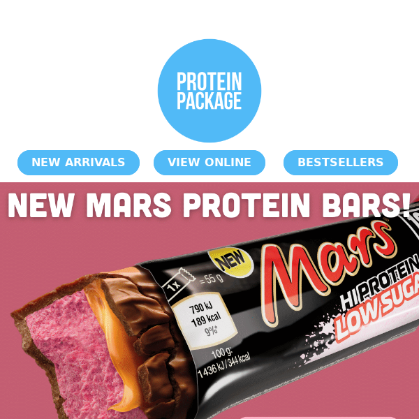 New Mars Protein Bars! 🚀