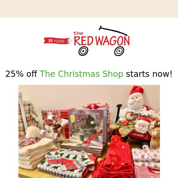 25% off The Christmas Shop 🎄