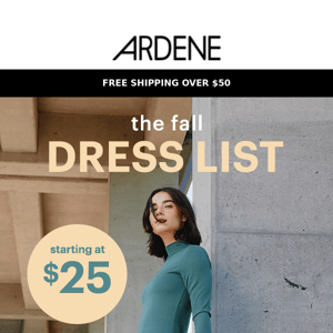 Emergency Dress Release: Fall Edition 🚨