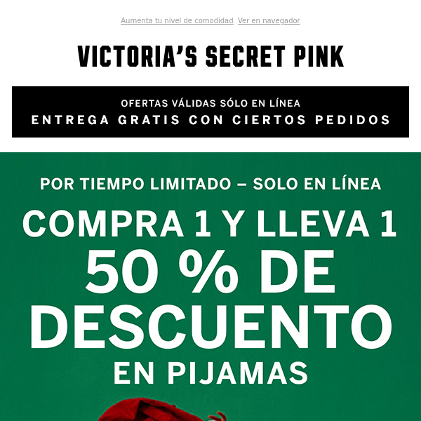 Tus pijamas favoritos están en la oferta compra 1 y lleva 1 con un 50 % de descuento