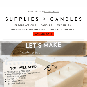 LET'S MAKE: Triple Wick Pillar Candles! 🕯️🌟