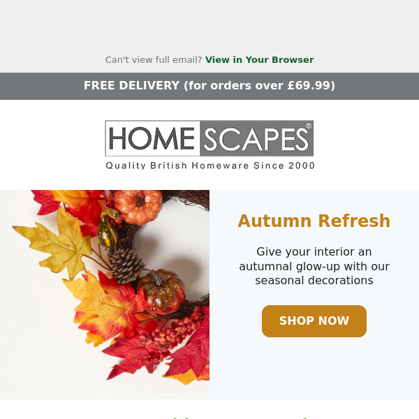 Refresh Your Home for Autumn 🍂