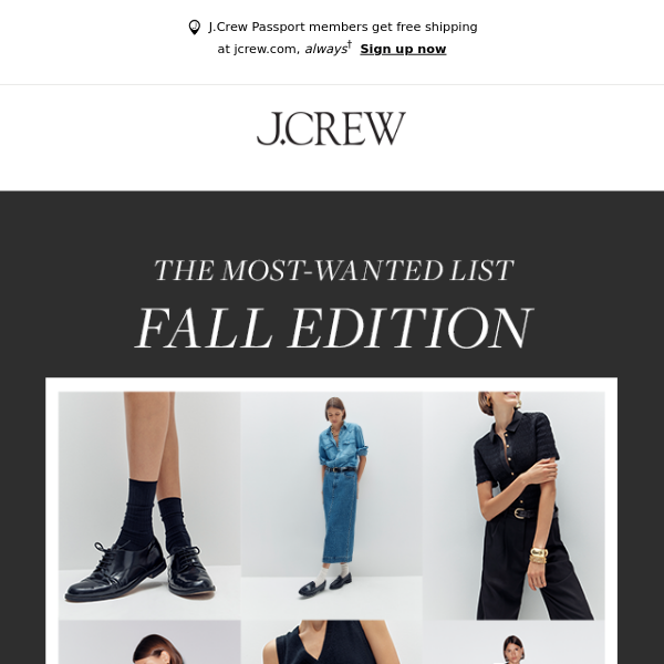 The most-wanted list: fall edition