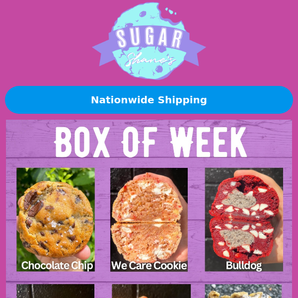 Last Chance: Box of the Week Deal at Sugar Shane's Ends Tonight! 🍪