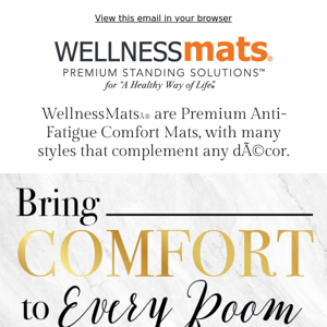 120421 WellnessMats® Soothing Comfort & Quality! 😊