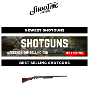 Weekend's Top Selling. Shotguns & Ammo