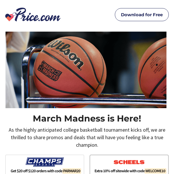 Slam Dunk Savings: March Madness Promos Now Live!