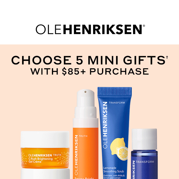 Choose 5 mini gifts to revive winter skin