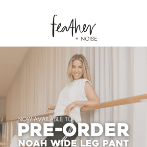 Pre-Order | Noah Wide Leg Pant
