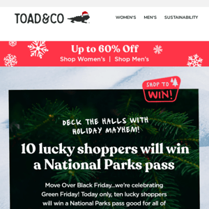 Win a National Parks Pass