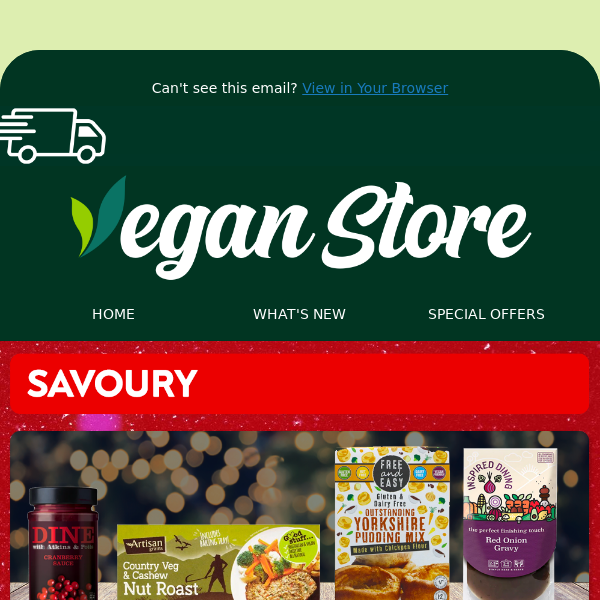 Your festive food shop is only a few clicks away...