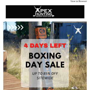 All CLOTHING prices slashed for BOXING DAY Sale!