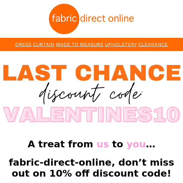 Last chance to get extra 10% off! 💕