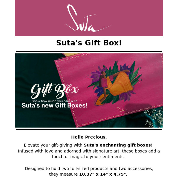 A surprise gift box that speaks straight to the heart!🎁