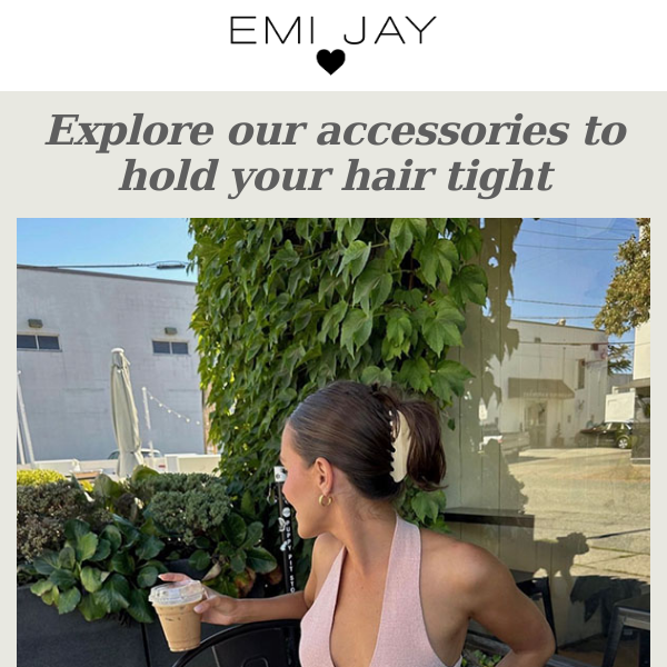 Secure Your Slicked-Back Hairstyle with Emi Jay Accessories 🎀
