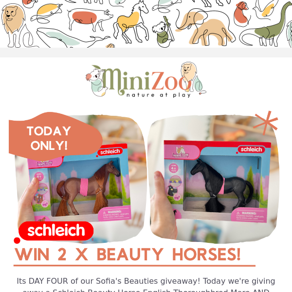 Order to WIN Schleich Sofia's Beauties Horses TODAY ONLY!🐴