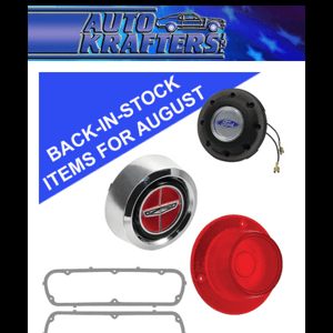 Check Out More Back-in-Stock Parts!