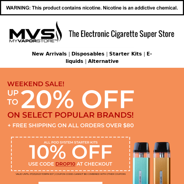 Vape tastic Weekend Sale Unbeatable Deals on Your Favorite Brands