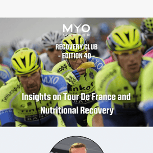 Insights on Tour de France and nutritional recovery 🍌