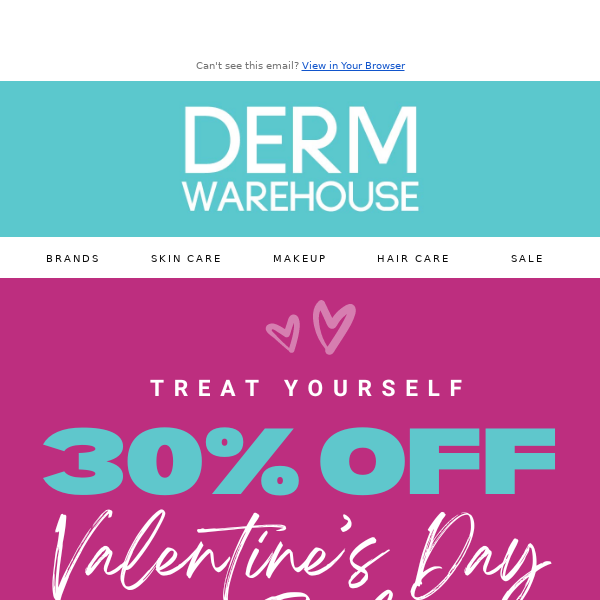 30% Off for Valentine's Day is Here!