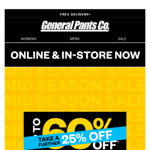 EXTRA 25% OFF RN.