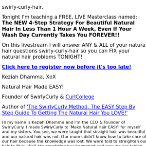 Fix ALL Your Natural Hair Problems TONIGHT!