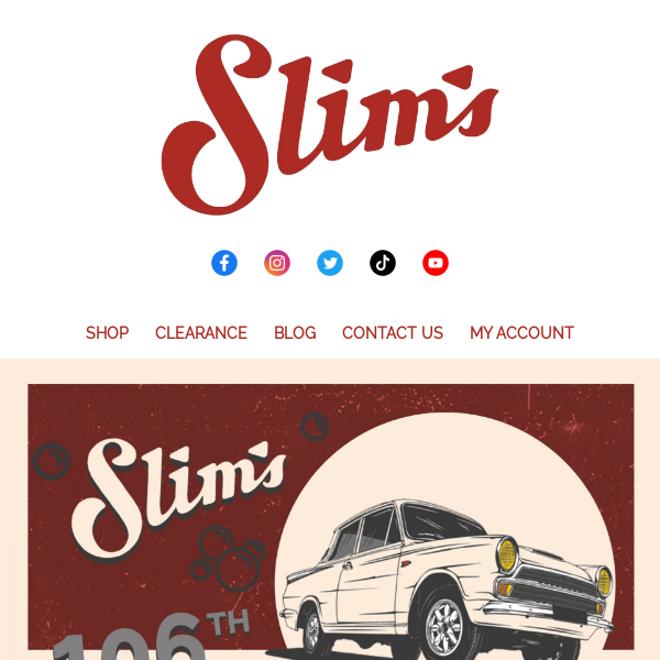 Celebrate Slim's 106th Birthday with us!