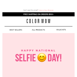 🥳 Celebrate National Selfie Day