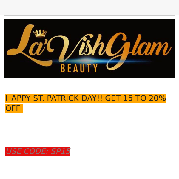 HAPPY ST. PATRICK DAY SALES