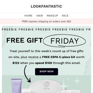 Free Gift Friday + FREEBIE WORTH $123