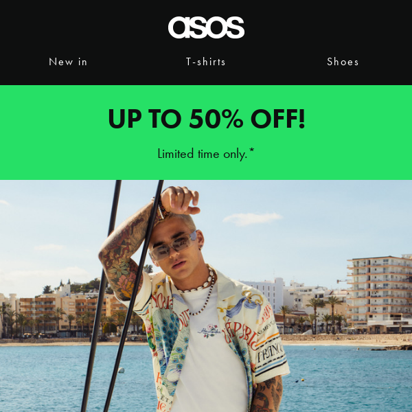 Up to 50% off fresh faves! 🪩