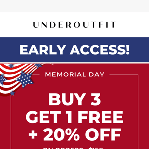 Early Access! Memorial Day Deals ❤️💙🤍