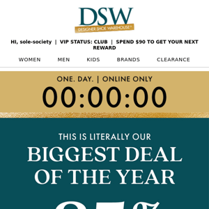 The best deal of the season (TODAY ONLY!)