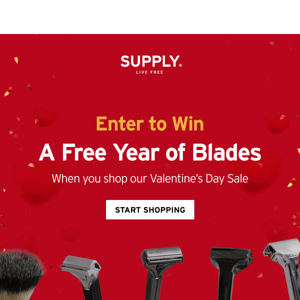 Your free year of blades is waiting.