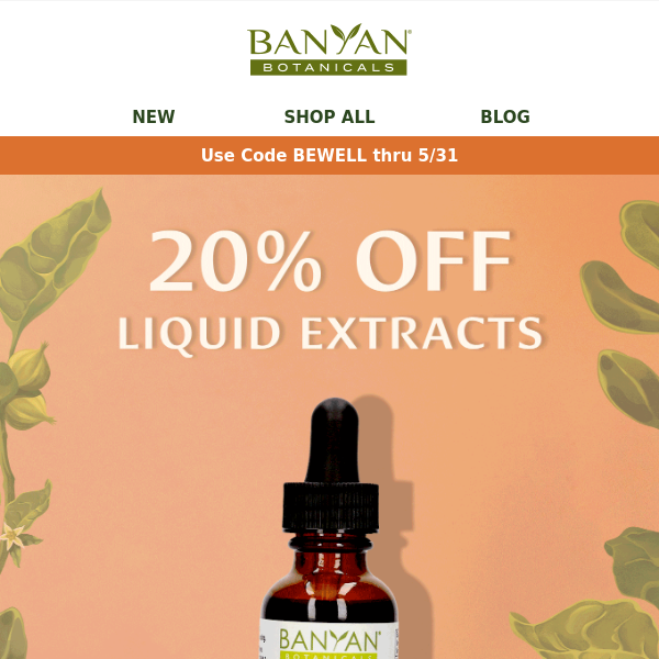 ✨20% Off Liquid Extracts Starts NOW✨