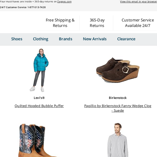 The Weekly WOW: LEVI’S®, Birkenstock, Ariat, and more!