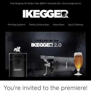 iKegger - iKegger 2.0 Launch Premiere Now!