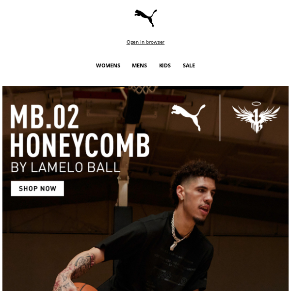 The LAMELO x PUMA: MB.02 HONEYCOMB Out Now!